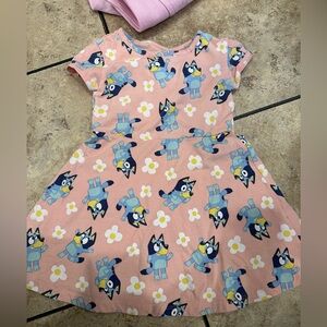 Pink Bluey Kids Dress